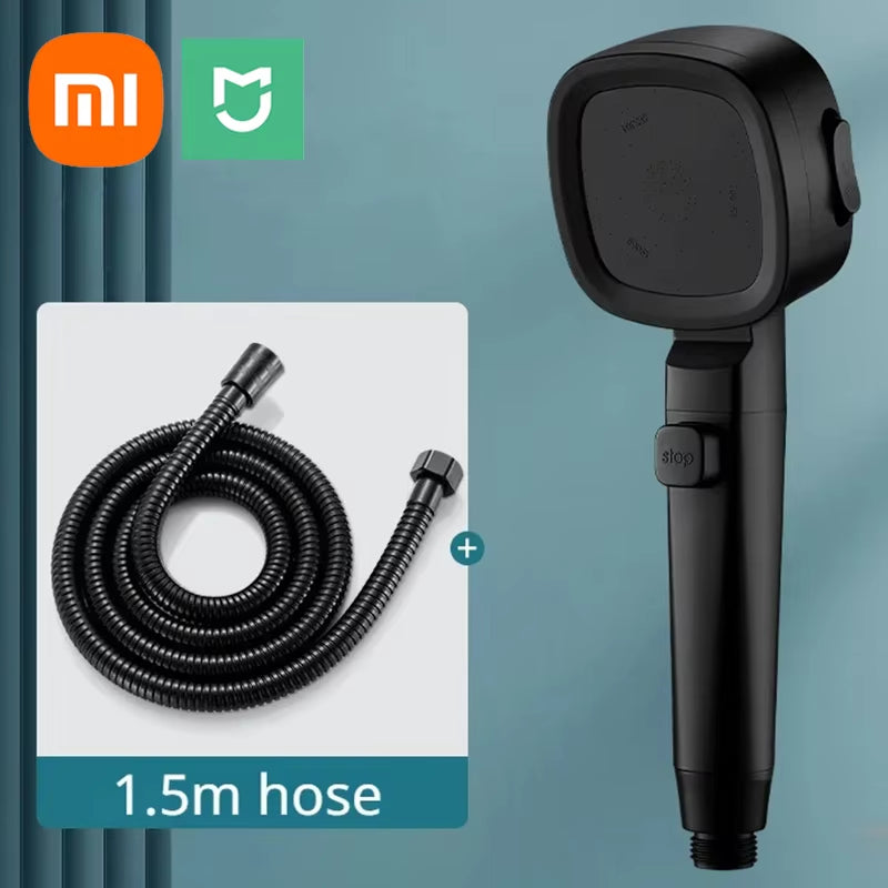 XIAOMI  3-Modes High Pressure Shower Head Water Saving Shower Heads Adjustable Water Massage Sprayer Bathroom Accessories